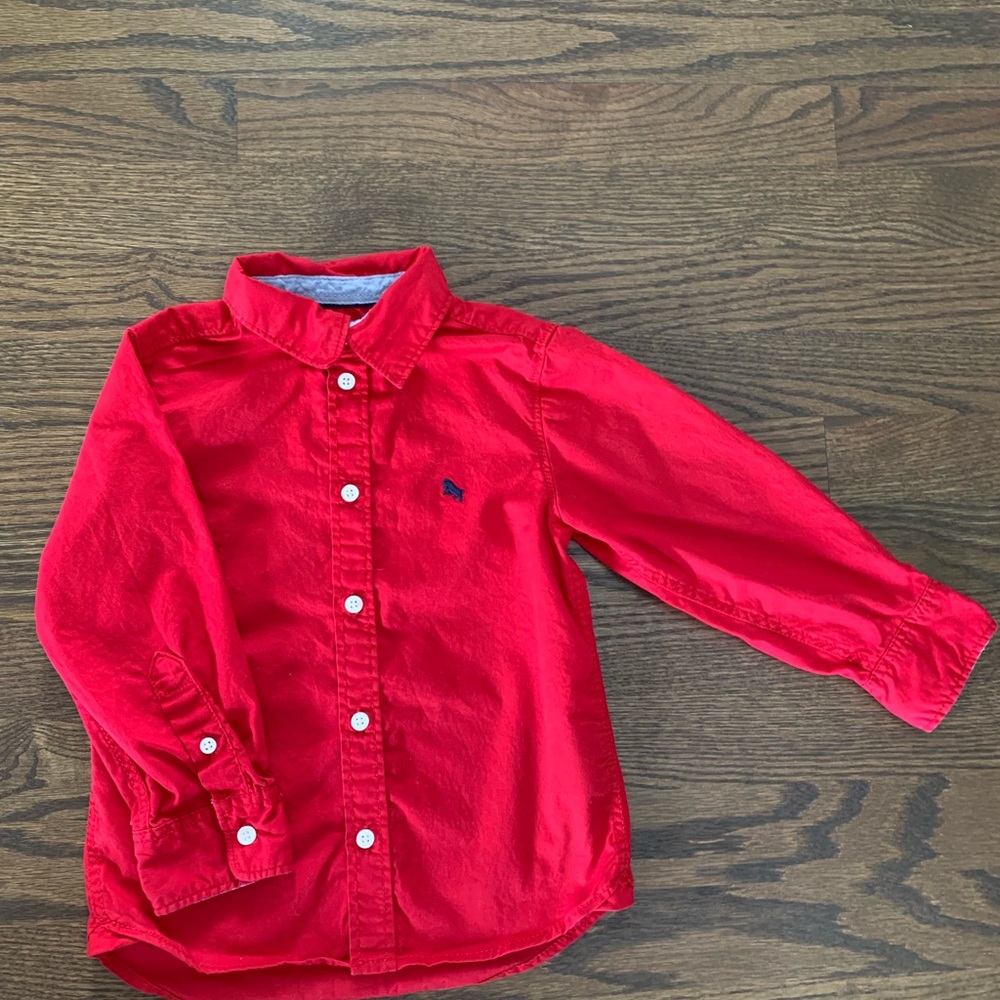 Red shirt for boys
